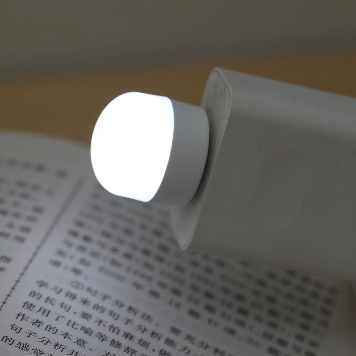Mini Lampe de Lecture USB Blanc Chaud Rechargeable 1-10 Pcs