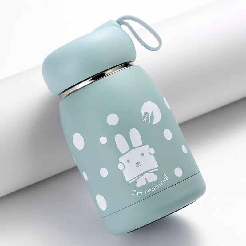 Mini-thermos portable pour enfants Bleu