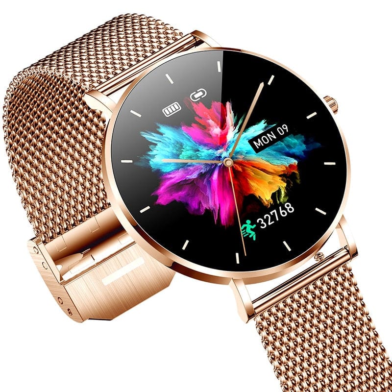 Montre Connectée Femme, 1.27 Hd Smartwatch Avec Appel, Santé Au Montre Connectée Femme, 1.27 Hd Smartwatch Avec Appel, Santé Au