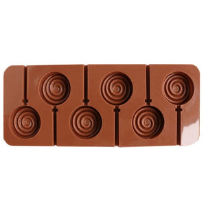 Lot De 2 Moules à Chocolat En Silicone En Forme De Cœur - 15 Cavités Par Moule, 22.5x10.6cm, Marron, Pour Chocolats Bicolores