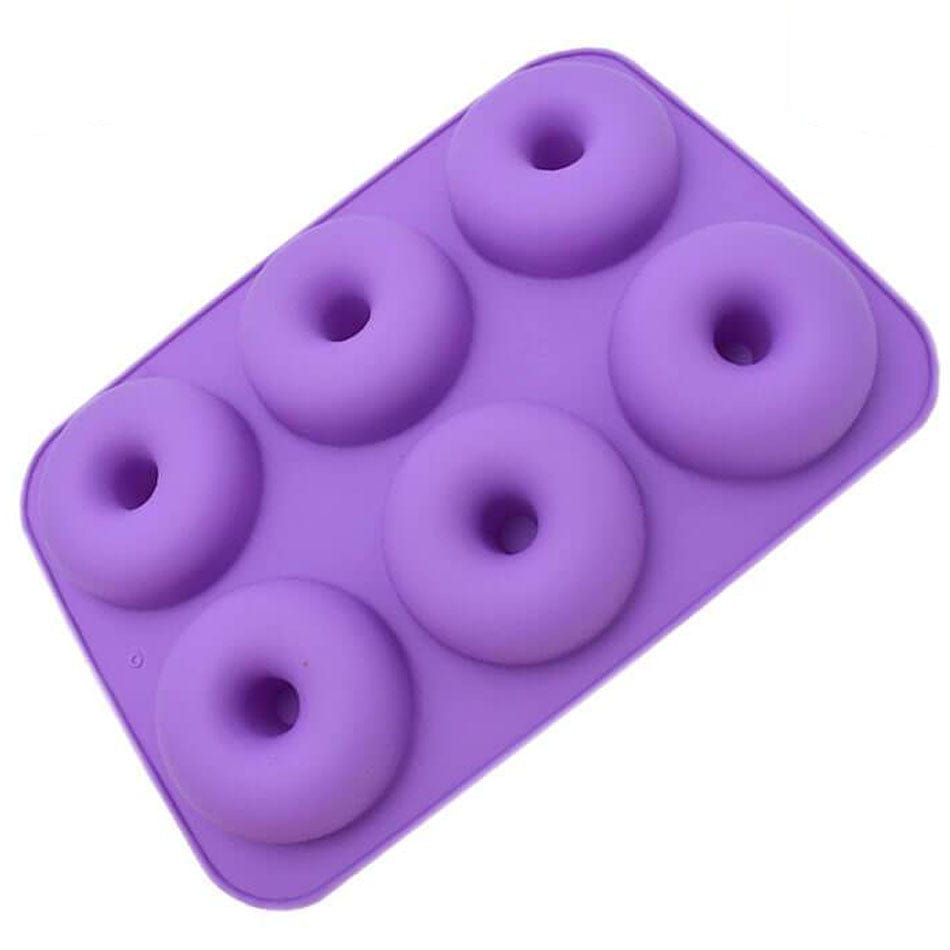 Moule à Donuts et Beignets en Silicone Violet