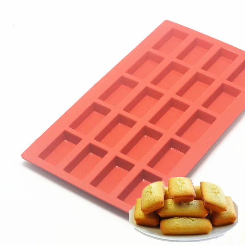 Moule à Financiers en Silicone - 20 Portions