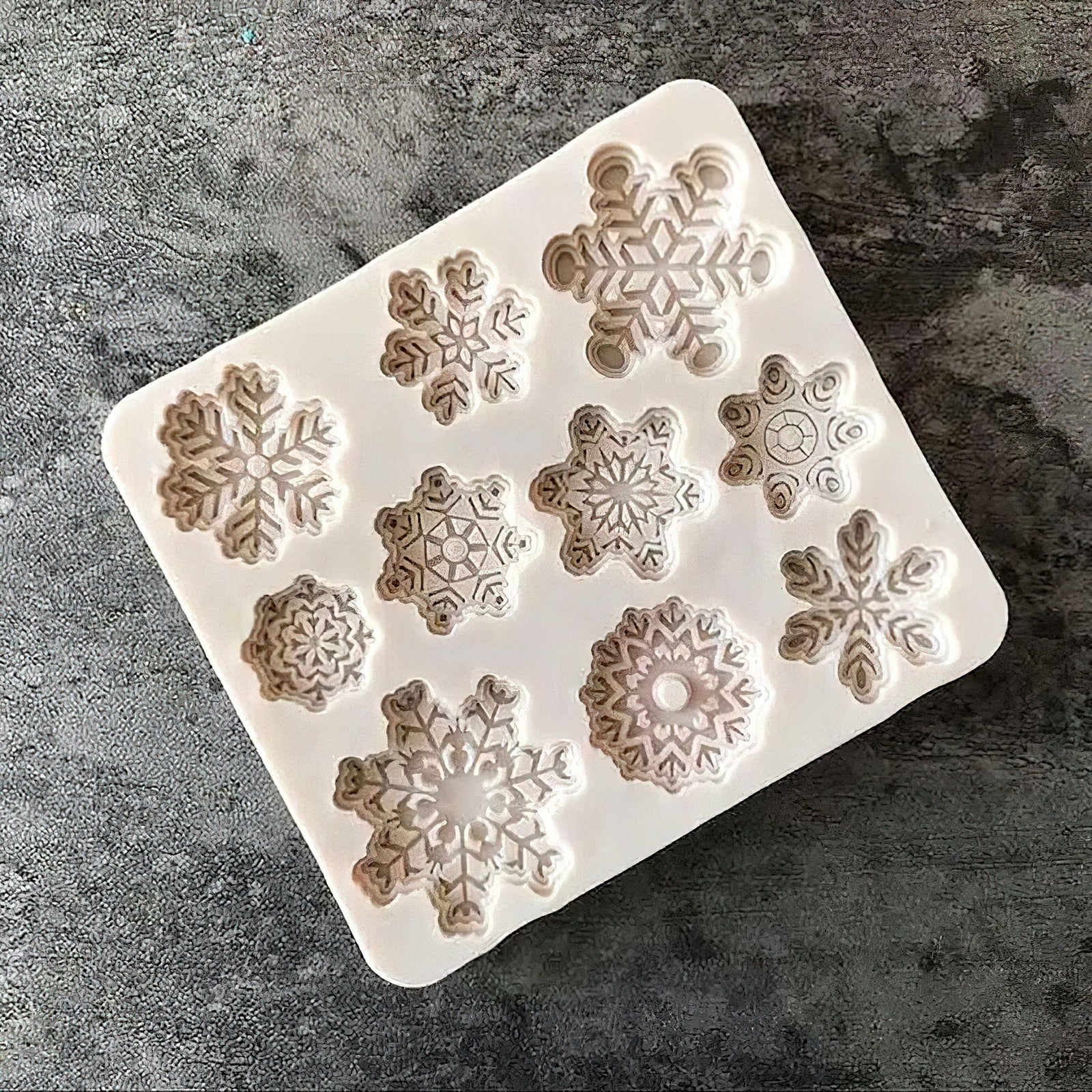 Moule à Gateau en Silicone Flocons de Neige