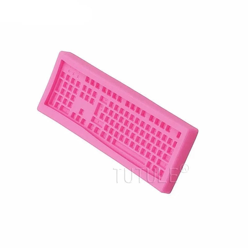 Moule à Gâteau Silicone - Clavier d'Ordinateur 3D