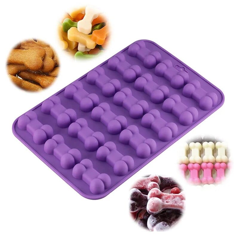 Moule à Gâteau Silicone - Os De Chien