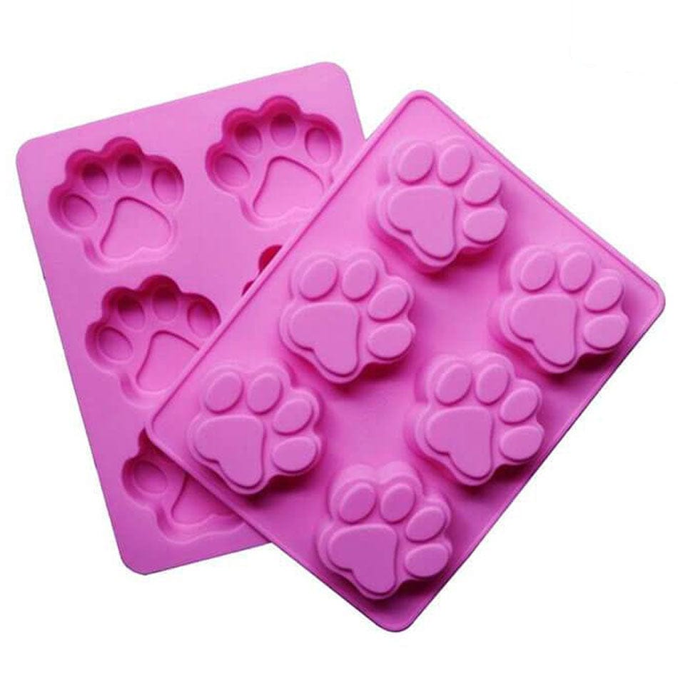 Moule à Gâteau Silicone - Pattes de chat