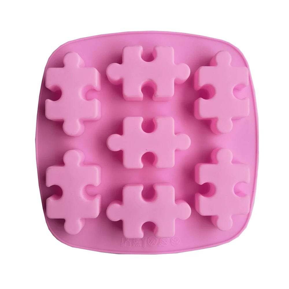 Moule à Gâteau Silicone - Pièces de Puzzle