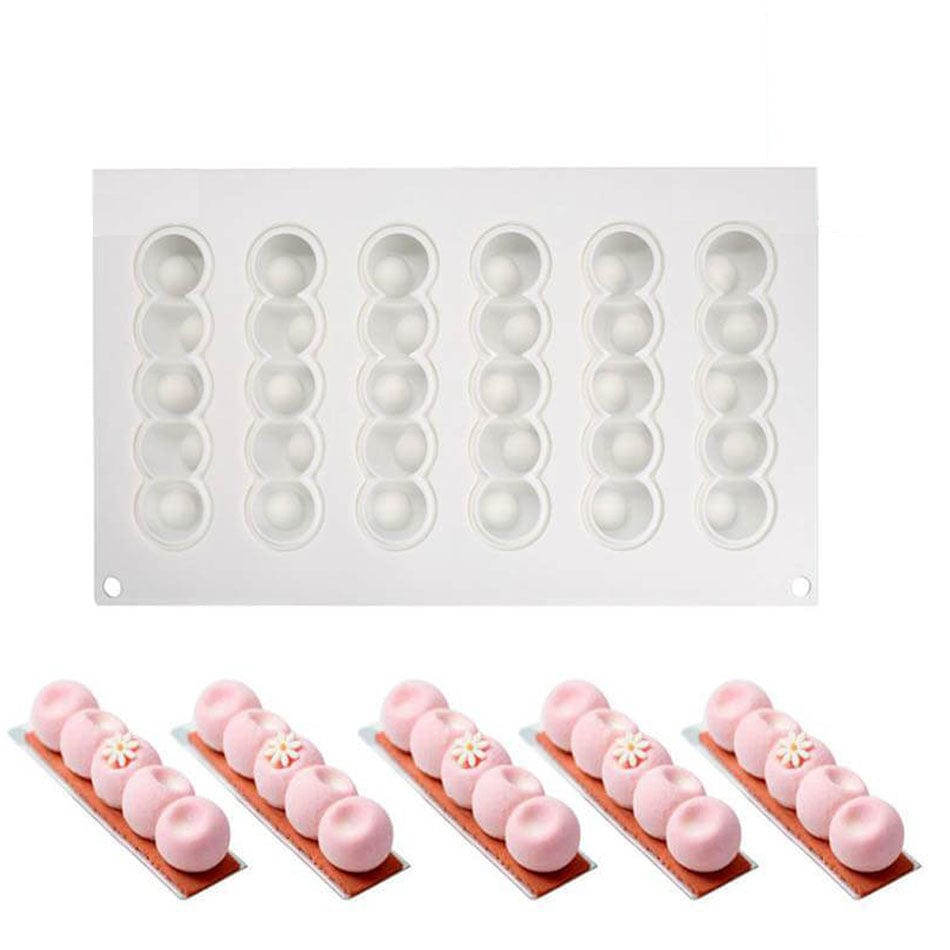 Moule à Gâteaux 3D Silicone Multi-formes Bulles 3D