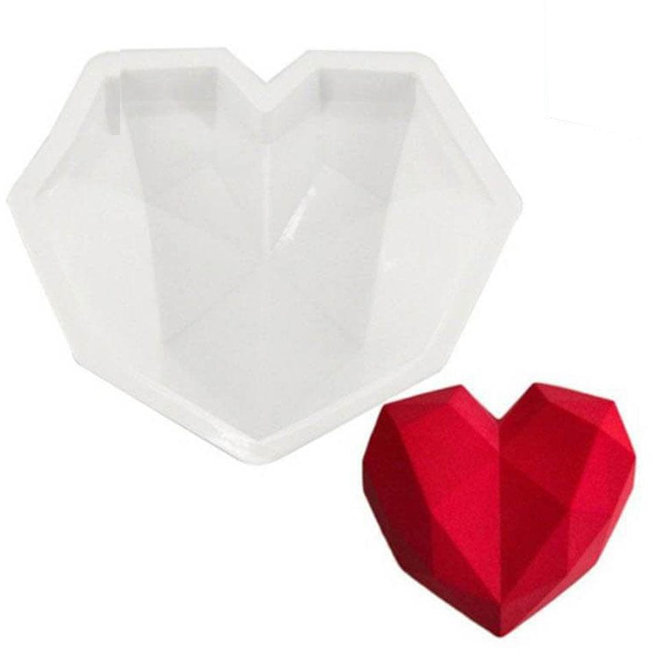 Moule à Gâteaux 3D Silicone Multi-formes Cœur 3D