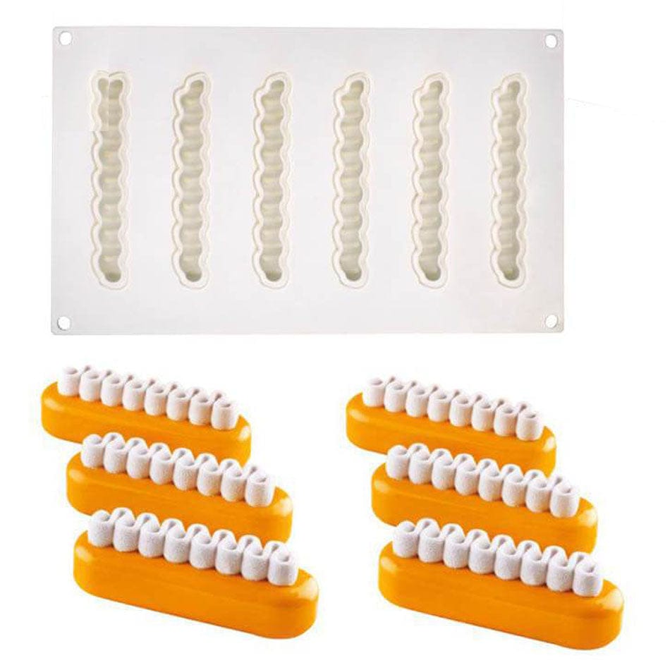 Moule à Gâteaux 3D Silicone Multi-formes Éclair 3D