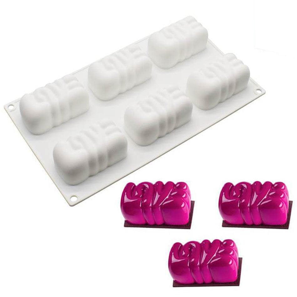 Moule à Gâteaux 3D Silicone Multi-formes Love 3D