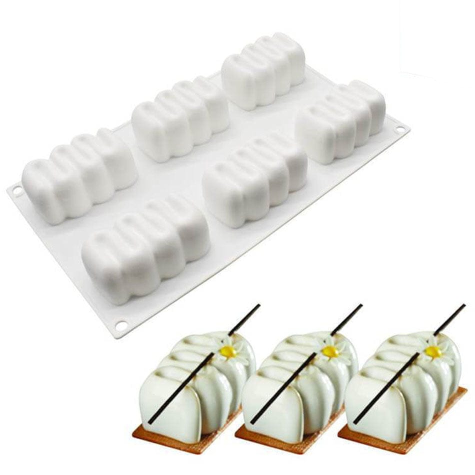 Moule à Gâteaux 3D Silicone Multi-formes Zigzag 3D