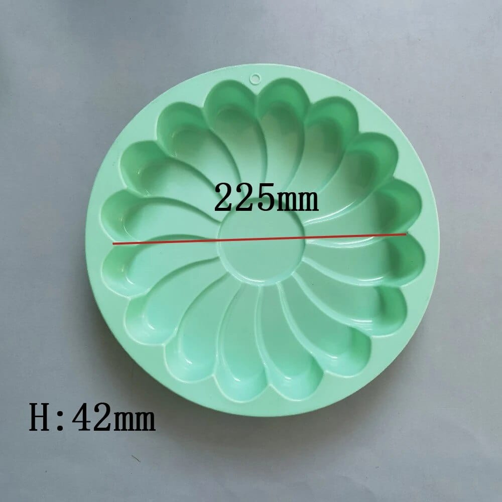 Moule à Gâteaux en Silicone : Forme de Fleur