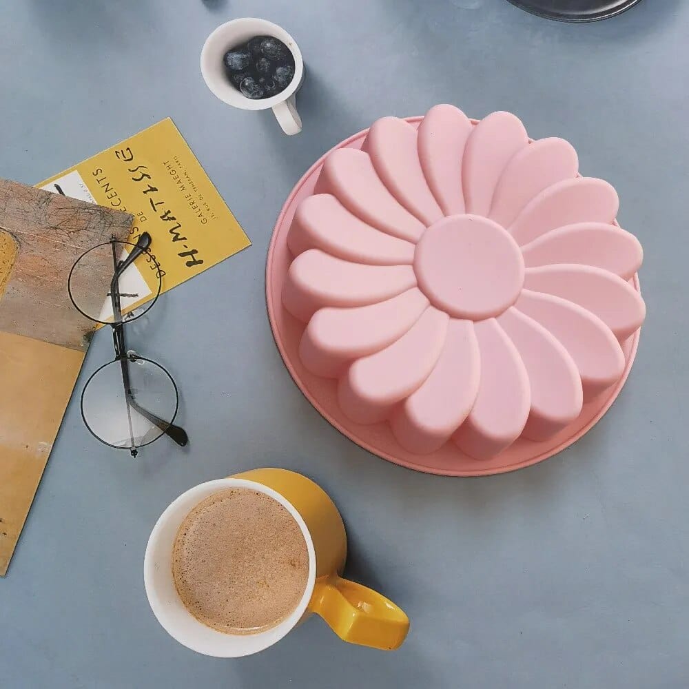 Moule à Gâteaux en Silicone : Forme de Fleur