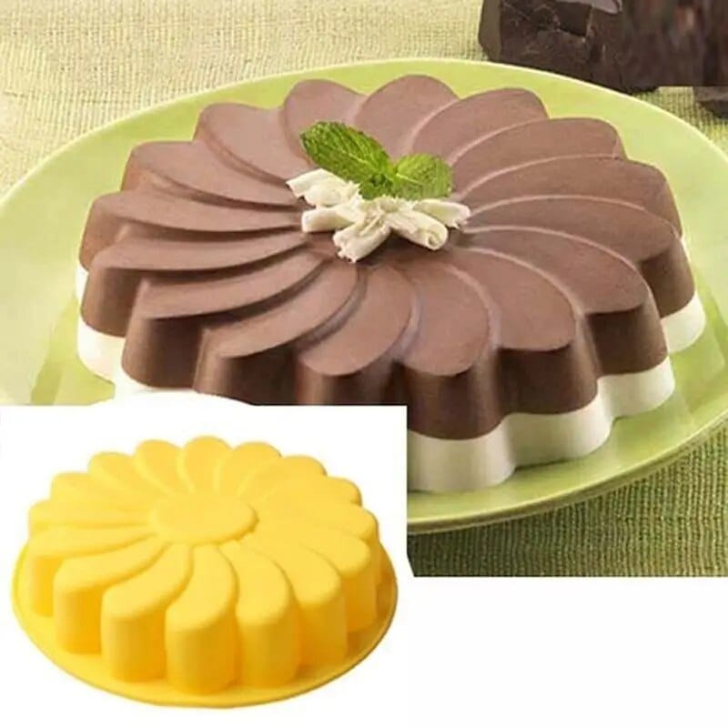 Moule à Gâteaux en Silicone : Forme de Fleur