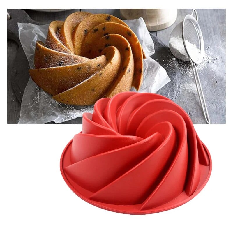 Moule a Gâteaux Silicone 3D - Cyclone
