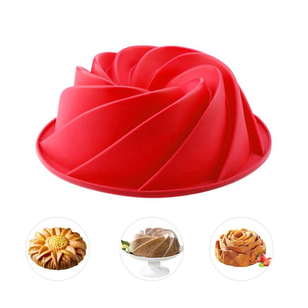 Moule a Gâteaux Silicone 3D - Cyclone