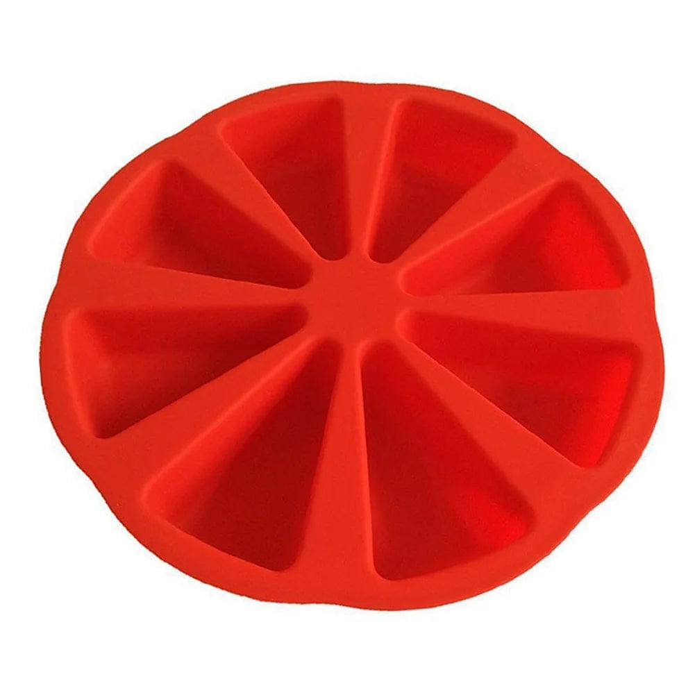 Moule à Gâteaux Silicone - 8 Parts Compartimentées