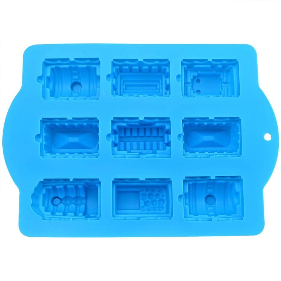 Moule à Gâteaux Trains en Silicone 3D