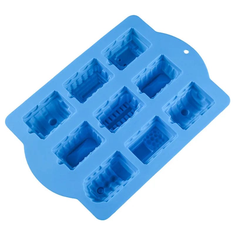 Moule à Gâteaux Trains en Silicone 3D