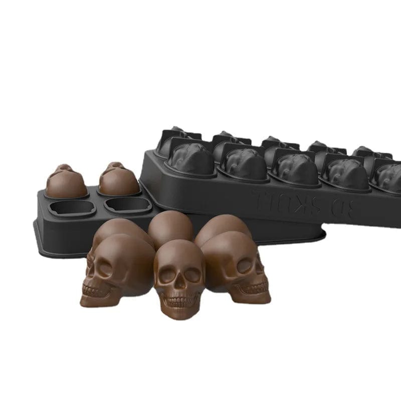 Moule à Glace Tête de Mort en Silicone 10 Company Skulls