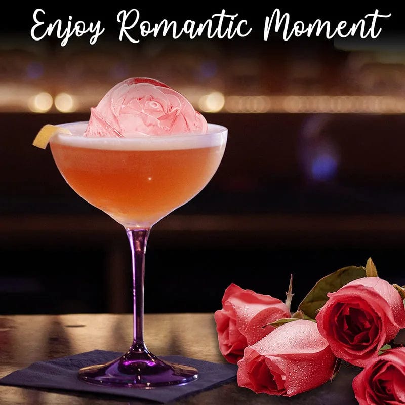 Moule à glaçons en forme de Rose