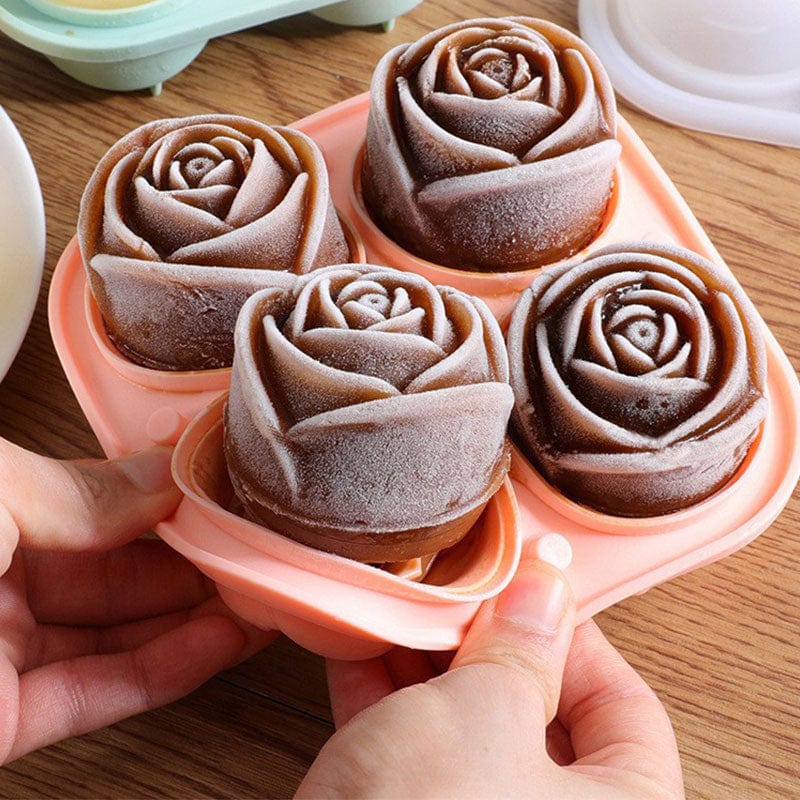 Moule à glaçons en forme de Rose