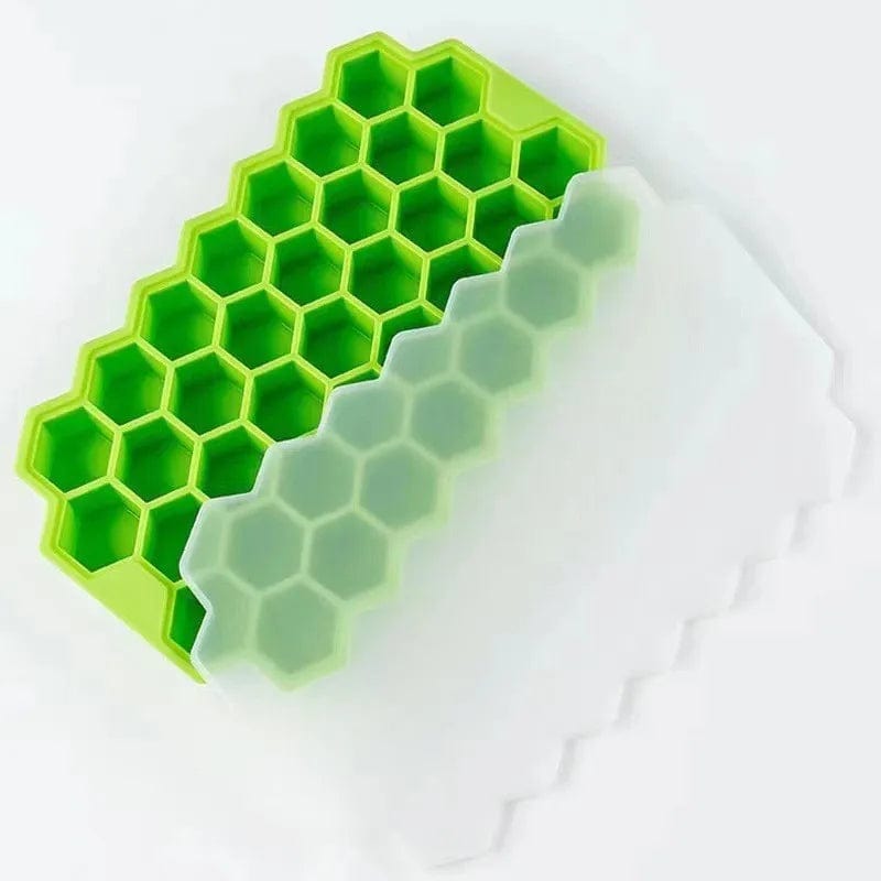 Moule à Glaçons en Silicone 37 Cubes - Éco-Friendly - BPA Free Green / 1PCS-37Cube
