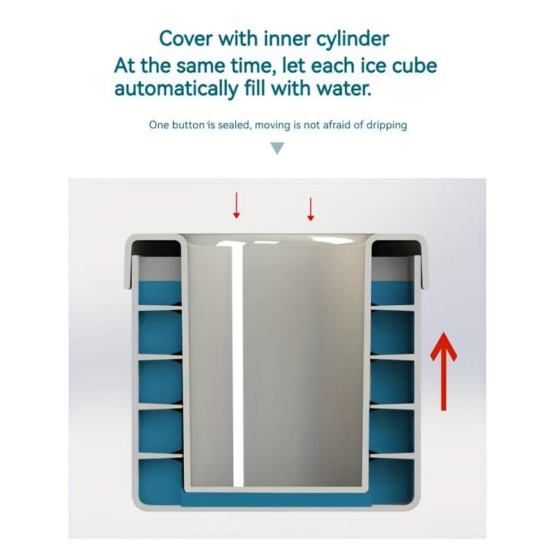 Moule à glaçons en silicone - Faites des glaçons en forme parfaite en un clin d'œil!