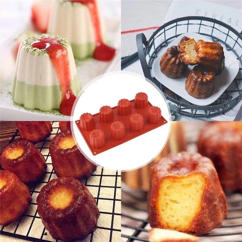Moule Canelés Bordelais en Silicone