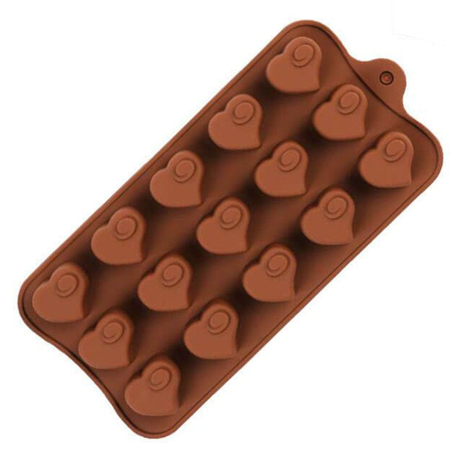 Moules à Chocolat en Silicone Cœurs V2