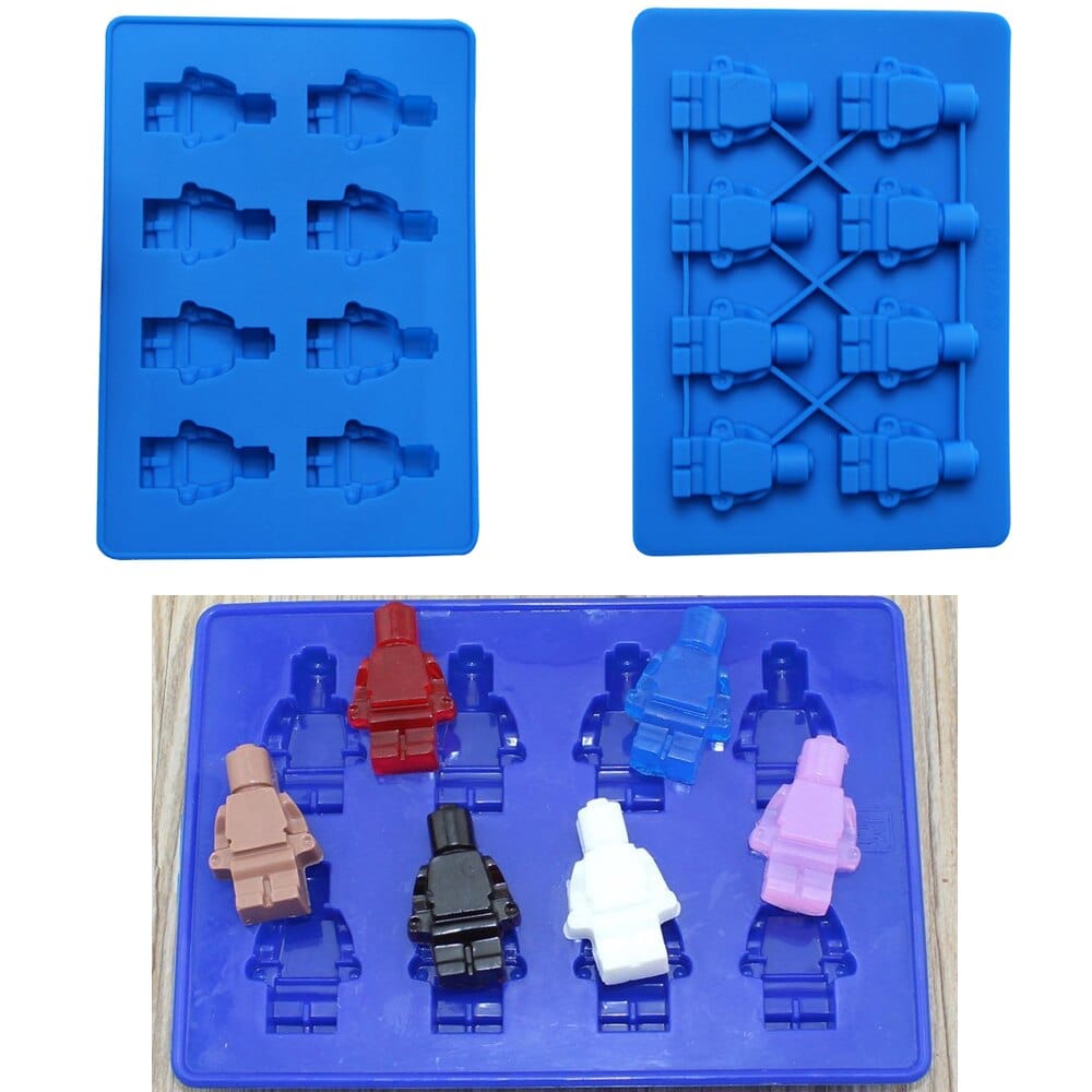 Moules à Gâteaux en forme de Lego (lot de 6)