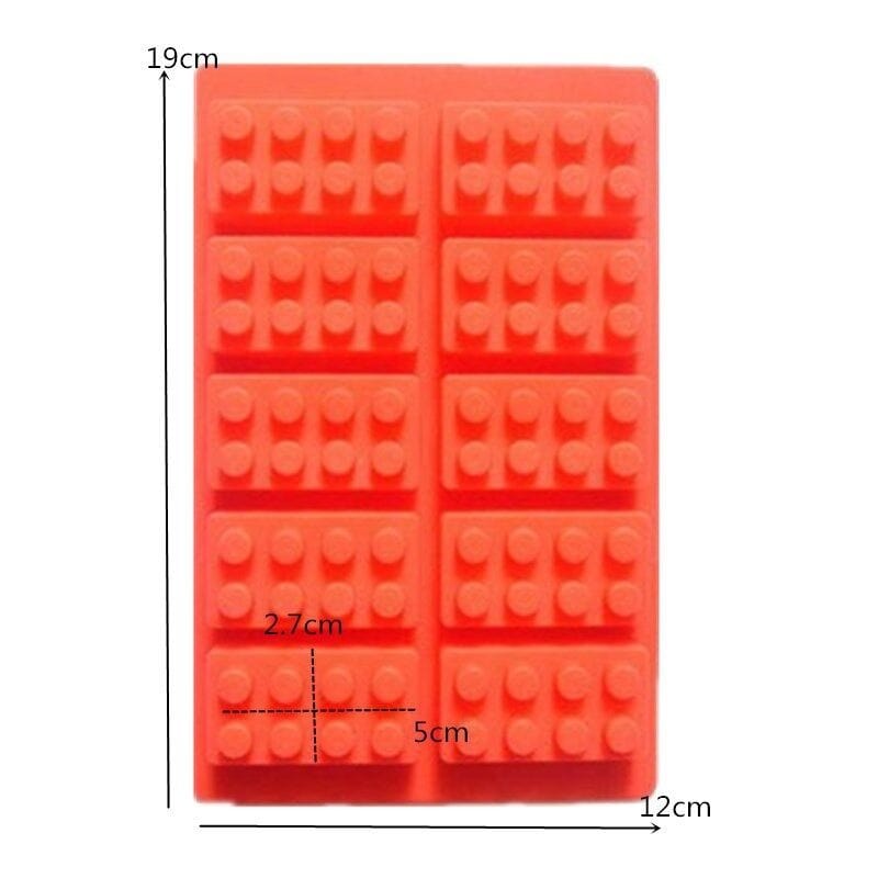 Moules à Gâteaux en forme de Lego (lot de 6)