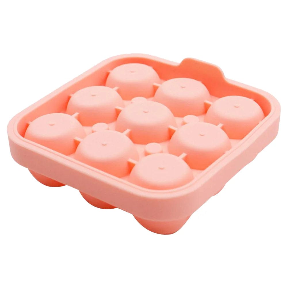 Moules à glaçons fleur en silicone - Rose FUN BX275-PK