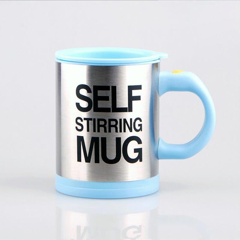 Mug Auto-Remuant Bleu