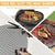 Non-stick Barbecue Mesh Mat Reusable Heat Resistance BBQ Baking Net Pad Kitchen Cooking BBQ Mat Liner Accessorie Outdoo BBQ Tool