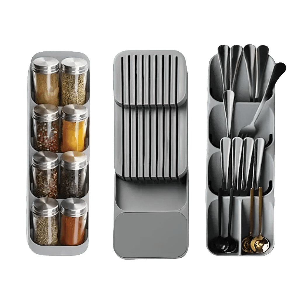 Organisateur de Couverts pour Tiroir de Cuisine