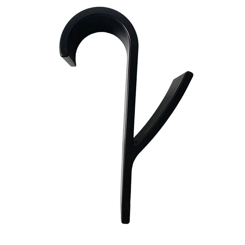 Organisateur de rangement pour radiateur de salle de bain blanc transparent - Coat Hook Eco-Friendly Black 1 pcs
