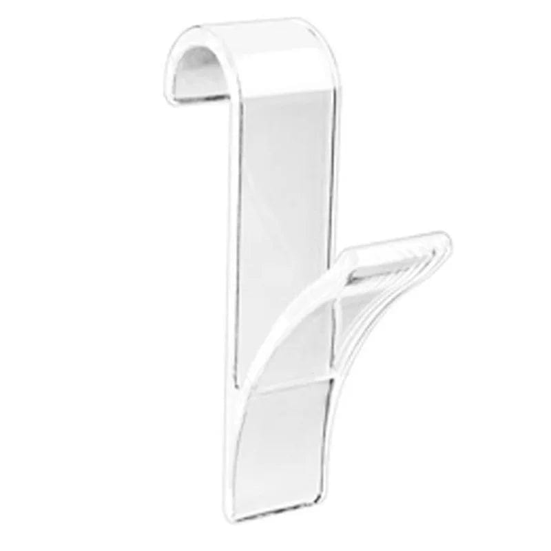 Organisateur de rangement pour radiateur de salle de bain blanc transparent - Coat Hook Eco-Friendly Transparent 1 pcs
