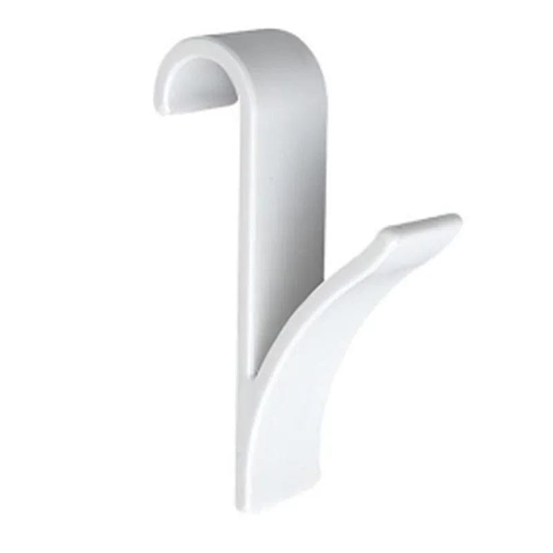 Organisateur de rangement pour radiateur de salle de bain blanc transparent - Coat Hook Eco-Friendly White 1 pcs