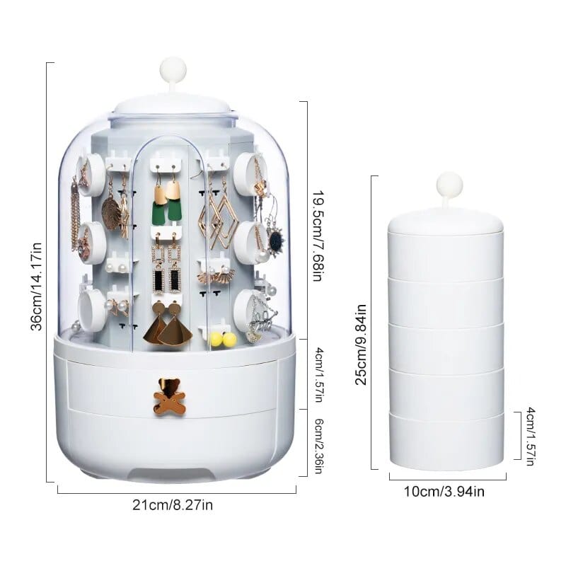 Organisateur Rotatif pour Bijoux