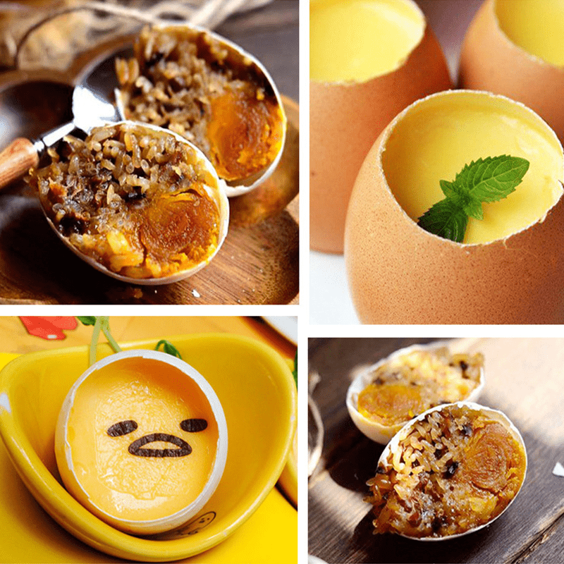 Ouvre-œuf en acier inoxydable - Outil facile pour coquilles d'œufs - QJ26909 Style1