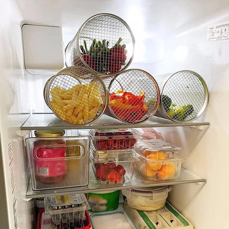 Panier Barbecue Grille en Acier Inoxydable pour Légumes et Poissons