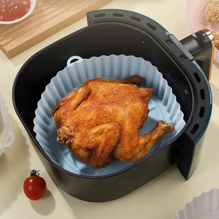 Panier de Cuisson en Silicone pour Air Fryer (18x20x4,5 cm)
