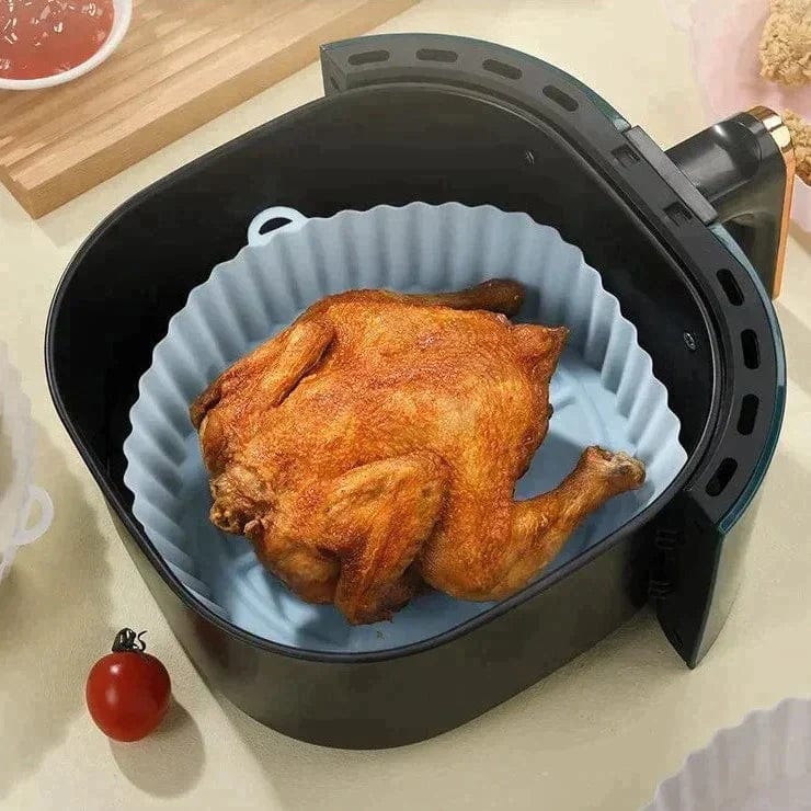 Panier de Cuisson en Silicone pour Air Fryer (19x22x6 cm)