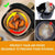 Panier silicone pour Air Fryer réutilisable - Accessoire pour four, pizza, poulet frit - Noir/bleu - Taille ajustable