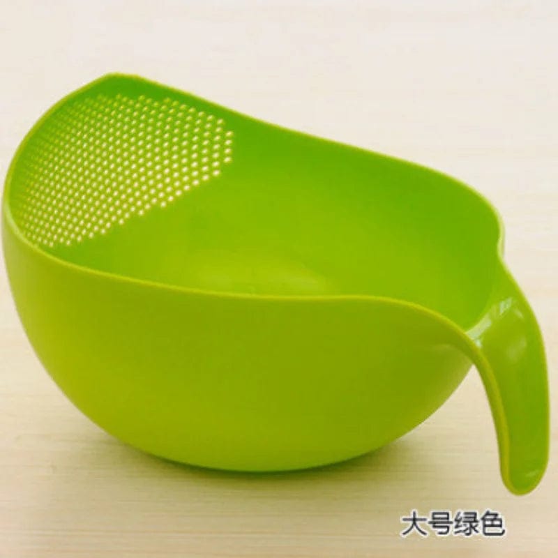 Passeoire Panier Passoire Légumes Fruits Nettoyage Eco-Friendly Drainage Green-With handle