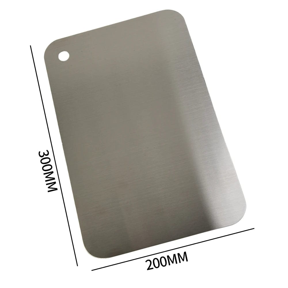 Planche à découper de cuisine en acier inoxydable multifonctionnelle 30 20cm