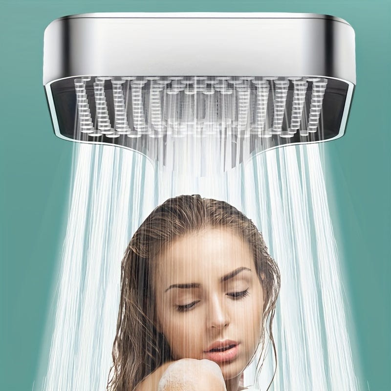Pommeau de douche carré ajustable, superchargé en ABS, spray thermostatique, économiseur d'eau, accessoire de salle de bains
