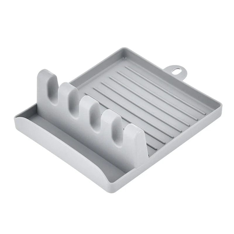 Porte-cuillères de cuisine - Organisateur de rangement pour ustensiles de cuisine A-Gray